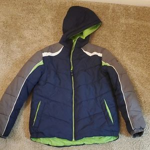 BOYS WINTER BLUE/ GREEN COAT/JACKET